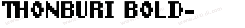THONBURI BOLD字体转换